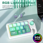 Tastiera da gioco meccanica cablata personalizzata MKESPN K810 Joystick RGB retroilluminata Hot Swap Macro