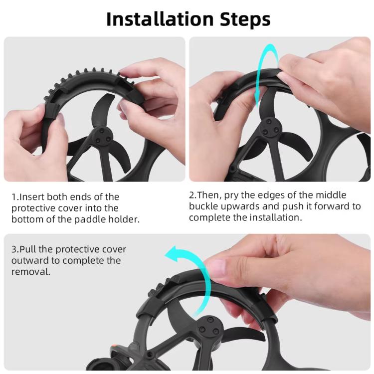 Anelli protezione pale in TPU per DJI Avata 2 4 pezzi