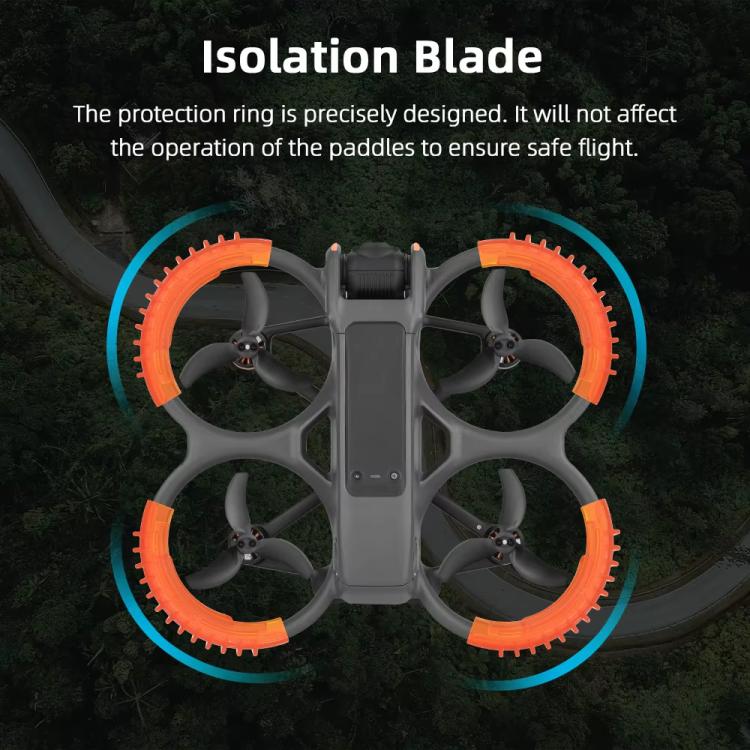 Anelli protezione pale in TPU per DJI Avata 2 4 pezzi