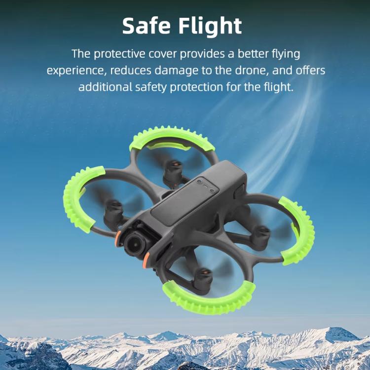 Anelli protezione pale in TPU per DJI Avata 2 4 pezzi