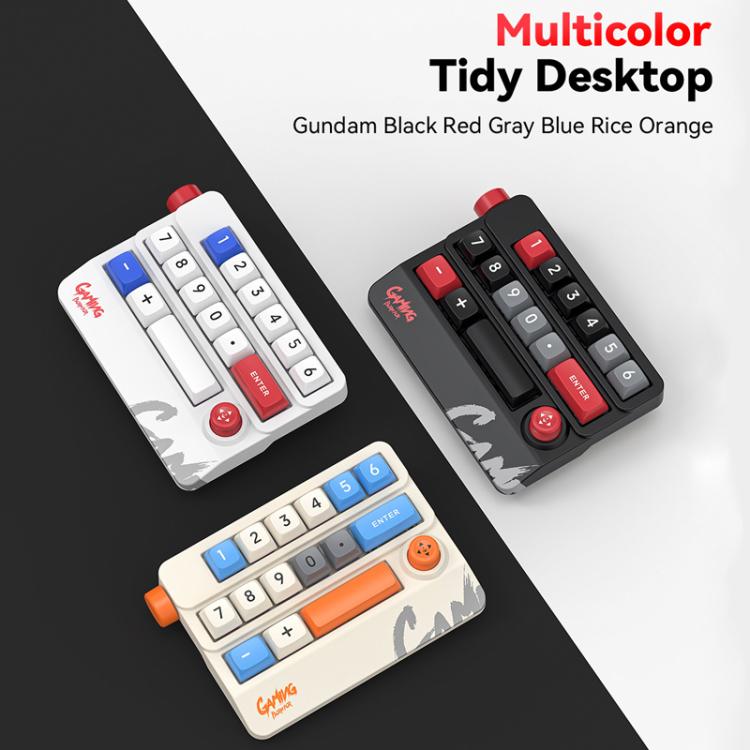 Tastiera meccanica cablata MKESPN RGB Hot Swap con manopola a bilanciere, macro di programmazione, tastiera da gioco personalizzata