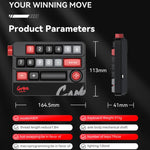 Tastiera meccanica cablata MKESPN RGB Hot Swap con manopola a bilanciere, macro di programmazione, tastiera da gioco personalizzata