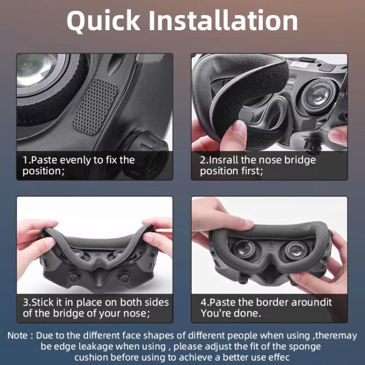 Cuscinetto protezione occhi per DJI Avata Goggles 2
