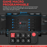 Tastiera meccanica da gioco MKESPN a 8 tasti cablata, sostituibile a caldo, con definizione macro e manopola, MKESPN K815A (Black)
