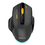 MKESPN W601 Mouse da gioco macro silenzioso wireless tri-mode in fibra di carbonio 12800DPI Mouse Bluetooth