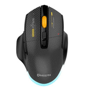 MKESPN W601 Mouse da gioco macro silenzioso wireless tri-mode in fibra di carbonio 12800DPI Mouse Bluetooth