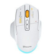 MKESPN W601 Mouse da gioco macro silenzioso wireless tri-mode in fibra di carbonio 12800DPI Mouse Bluetooth