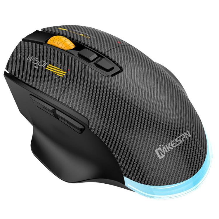 MKESPN W601 Mouse da gioco macro silenzioso wireless tri-mode in fibra di carbonio 12800DPI Mouse Bluetooth