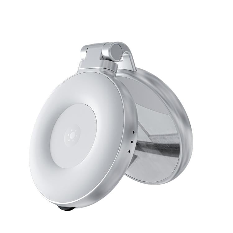 Mini luce selfie magnetica portatile con specchio rotante