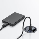 Hub di collegamento per scrivania con passacavo, lunghezza cavo 1,2 m, 4 x USB3.0, 3 x USB3.0+TF+SD, 3xUSB3.0+3.5mm, 2xUSB3.0+USB-C+3.5mm, 2xUSB3.0+USB-C+SD/MMC