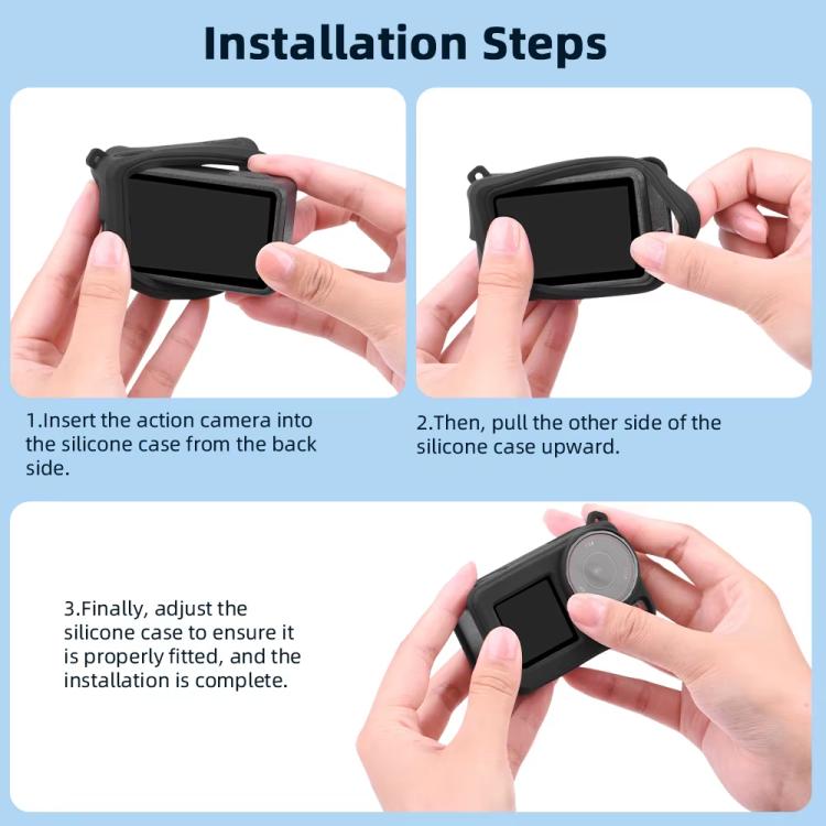 Custodia in silicone per DJI Osmo Action 3/4/5 Pro
