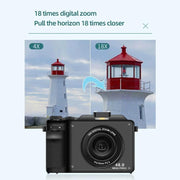 FSD-X9 3.0 pollici 4K HD 18X Zoom Selfie WIFI Stabilizzazione elettronica dell'immagine Fotocamera digitale, FSD-X9 (Black), FSD-X9 (White)