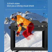 FSD-X9 3.0 pollici 4K HD 18X Zoom Selfie WIFI Stabilizzazione elettronica dell'immagine Fotocamera digitale, FSD-X9 (Black), FSD-X9 (White)