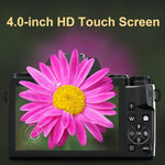 Fotocamera digitale 4K WiFi con touch screen 4 pollici