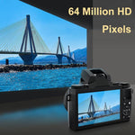 Fotocamera digitale 4K WiFi con touch screen 4 pollici