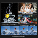 Fotocamera digitale 4K WiFi con touch screen 4 pollici