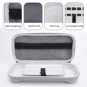 Per Nintendo Switch 2 Borsa portaoggetti per console di gioco Borsa in tessuto EVA, X-Pattern Gray, X-Pattern Black