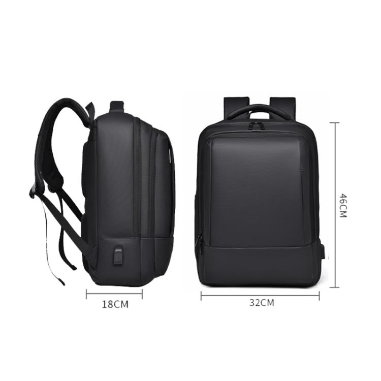 Zaino per laptop impermeabile multi-scomparto di grande capacità OUMANTU 2103 con porta USB
