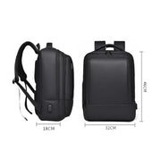 Zaino per laptop impermeabile multi-scomparto di grande capacità OUMANTU 2103 con porta USB