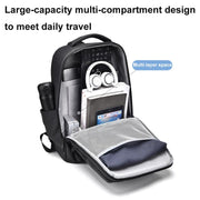 Zaino per laptop impermeabile multi-scomparto di grande capacità OUMANTU 2103 con porta USB
