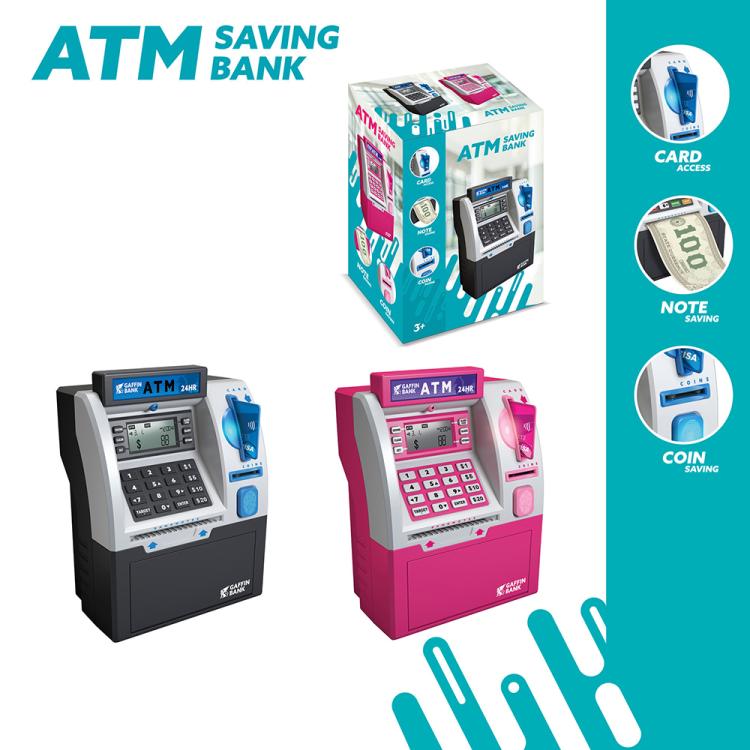 Bancomat simulato, Smart Password Card Swipe, Salvadanaio per Bambini