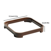 Per MAC Mini M4 Supporto per desktop in legno Base per dissipazione del calore Rack, Walnut, Beech