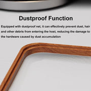 Per MAC Mini M4 Supporto per desktop in legno Base per dissipazione del calore Rack, Walnut, Beech