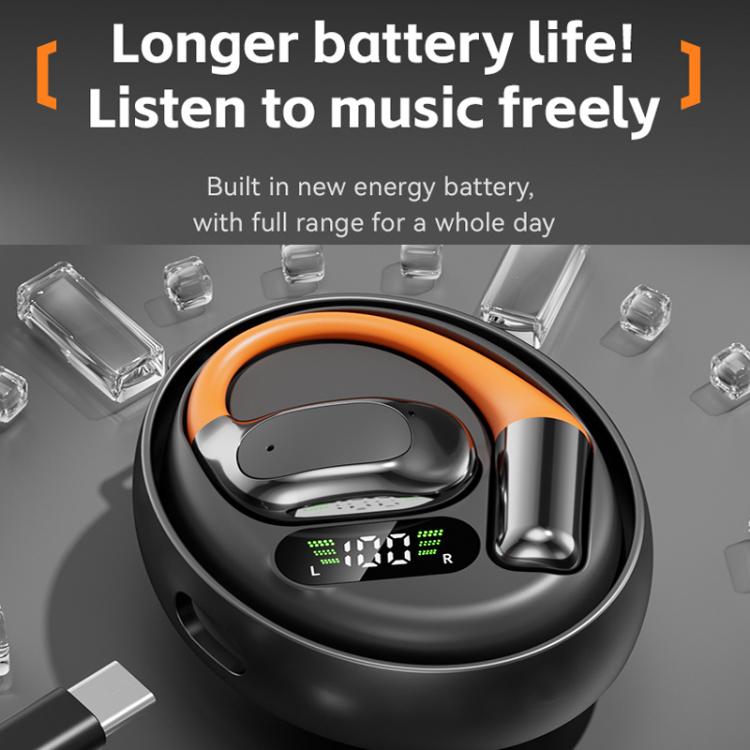 M113 AI Translation Auricolare Bluetooth Auricolare con gancio per l'orecchio Traduzione in tempo reale Auricolari 144 Traduttore vocale, M113
