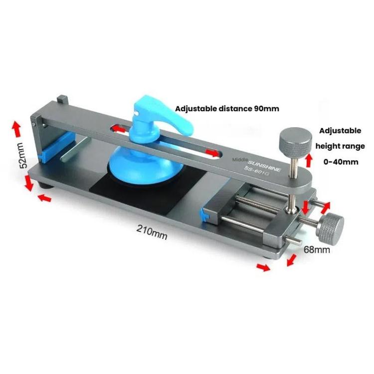 Separatore per schermo LCD Riscaldamento gratuito Schermo per telefono cellulare Rimozione rapida Strumento di riparazione Dispositivo di serraggio, SUNSHINE SS-601G