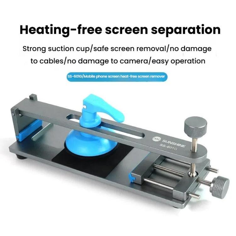 LCD Screen Separator Free Heating Mobile Phone Screen Quick Removal Repair Tool Clamping Device, SUNSHINE SS-601G