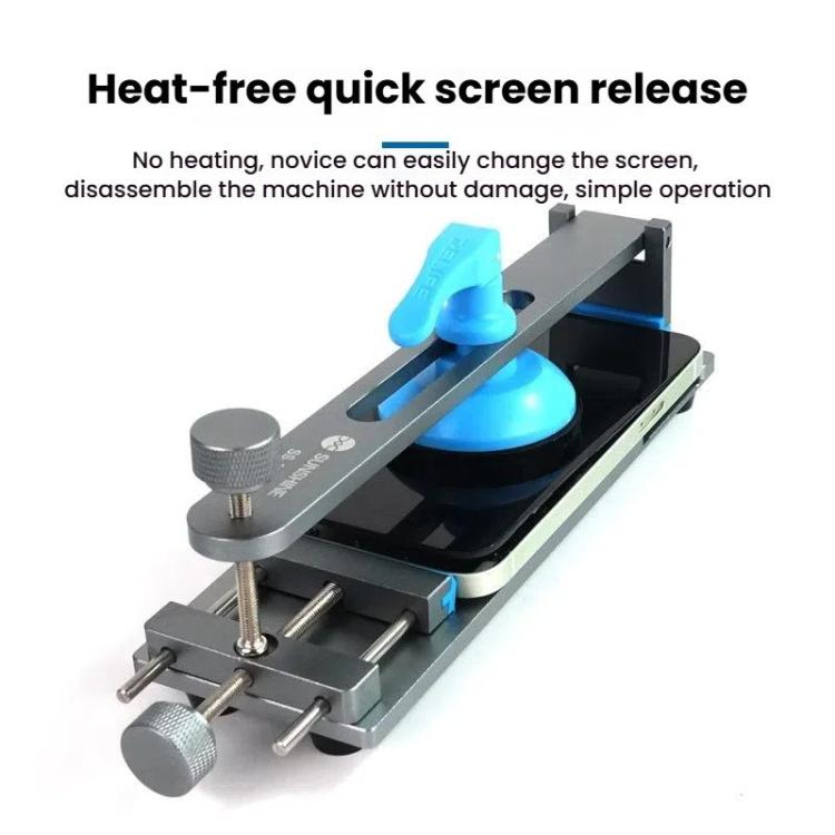 LCD Screen Separator Free Heating Mobile Phone Screen Quick Removal Repair Tool Clamping Device, SUNSHINE SS-601G