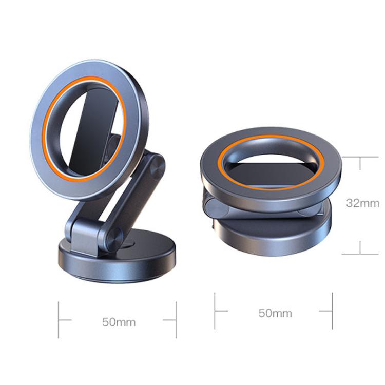 JK-319 Supporto universale pieghevole per cellulare da auto Supporto magnetico rotante per navigazione da cruscotto dell'auto
