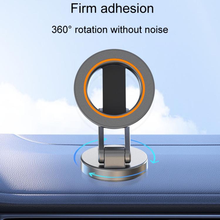 JK-319 Supporto universale pieghevole per cellulare da auto Supporto magnetico rotante per navigazione da cruscotto dell'auto