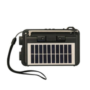 Radio FM multibanda solare portatile con Bluetooth e torcia