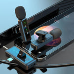 Microfono wireless Lavalier 3 in 1 per smartphone e fotocamere sp