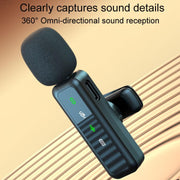 Microfono Lavalier Wireless H63 con Eliminazione Rumore