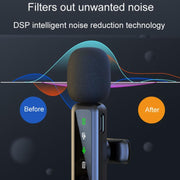 Microfono Lavalier Wireless H63 con Eliminazione Rumore