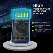 Multimetro digitale con display LCD e penna tester ad alta precisione per la misurazione di capacità, tensione e corrente, SUNSHINE DT-17N