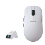 Mouse da gioco Ajazz AJ159 APEX PAW3395 wireless Tri-Mode leggero con dock di ricarica