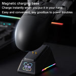 Mouse da gioco Ajazz AJ159 APEX PAW3395 wireless Tri-Mode leggero con dock di ricarica