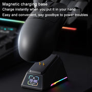 Mouse da gioco Ajazz AJ159 APEX PAW3395 wireless Tri-Mode leggero con dock di ricarica