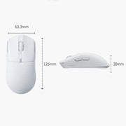 Ajazz AJ139 Pro Gaming Mouse leggero PAW3395 Wireless 2.4G + Mouse per computer cablato a doppia modalità