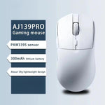 Ajazz AJ139 Pro Gaming Mouse leggero PAW3395 Wireless 2.4G + Mouse per computer cablato a doppia modalità