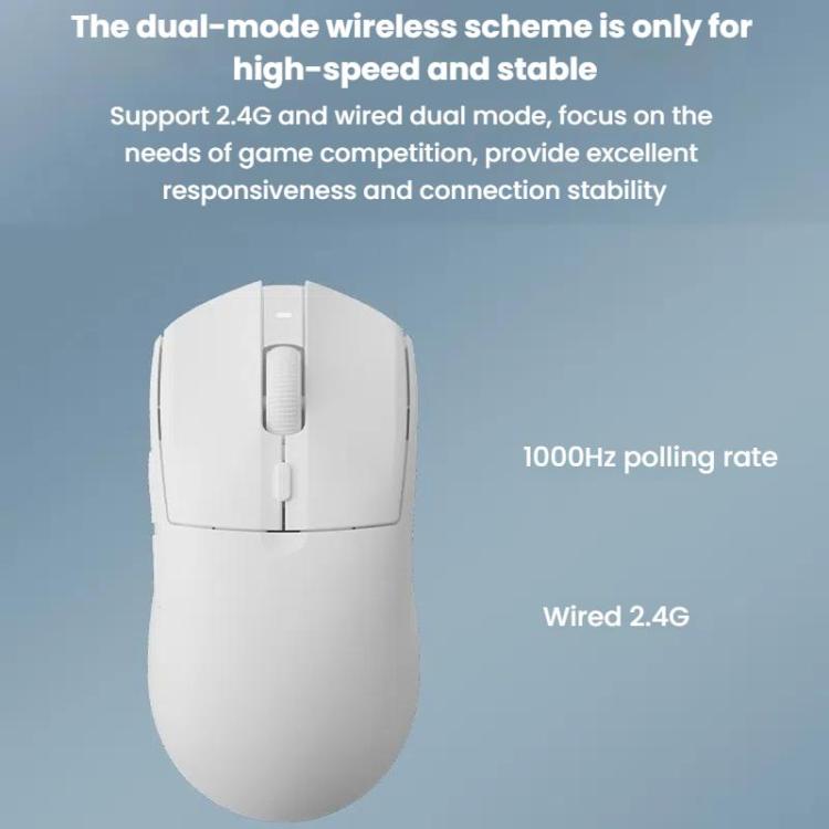 Ajazz AJ139 Pro Gaming Mouse leggero PAW3395 Wireless 2.4G + Mouse per computer cablato a doppia modalità