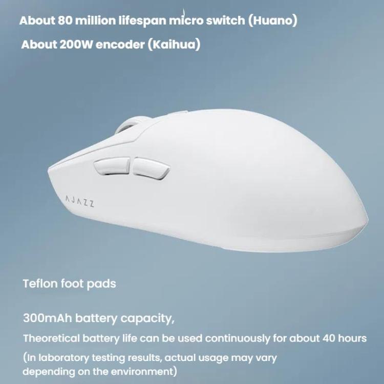 Ajazz AJ139 Pro Gaming Mouse leggero PAW3395 Wireless 2.4G + Mouse per computer cablato a doppia modalità