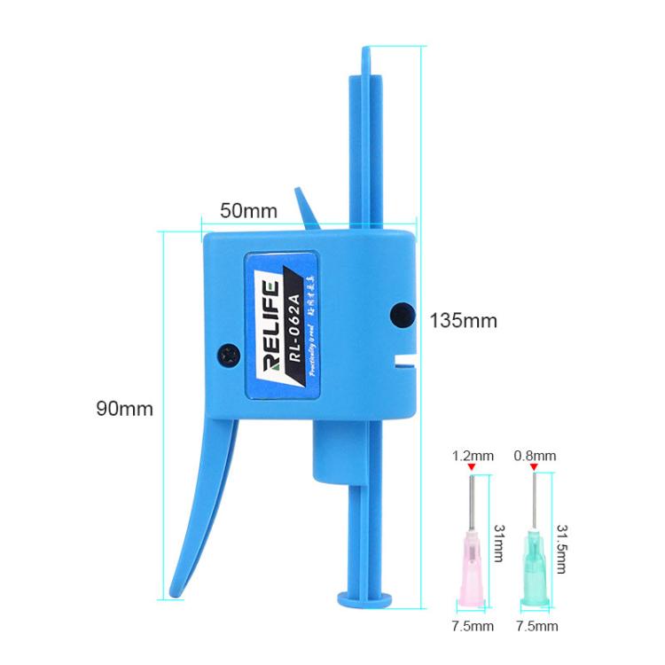 Manuale Colla Tapper Riparazione Cellulare Scheda Madre Olio Saldatura Siringa Booster Pasta di Stagno Spingi Siringa, RELIFE RL-062A 10CC, RELIFE RL-062B 30CC, RELIFE RL-062C 3-5CC, RELIFE RL-062D 5-10CC