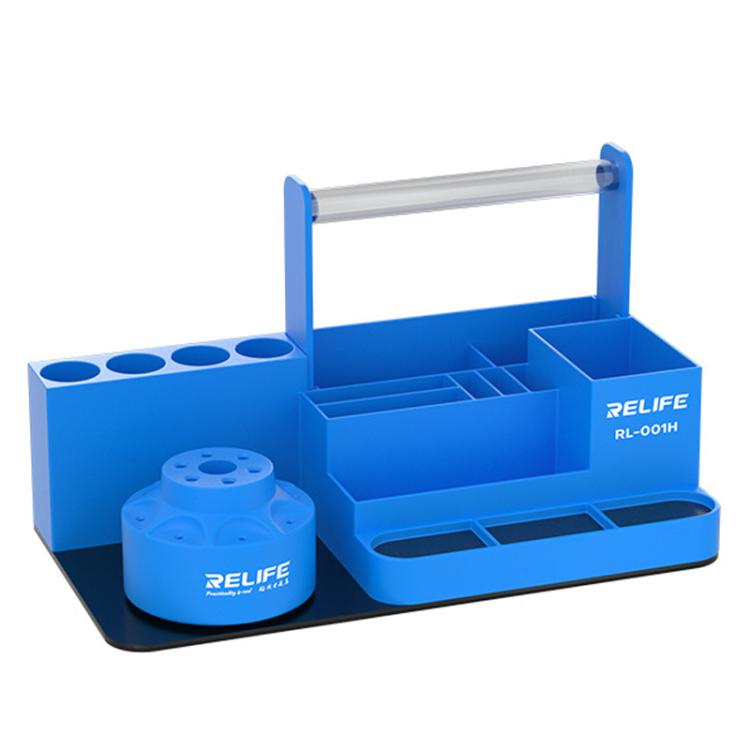 RELIFE RL-001H Rotating Cell Phone Organizer Repair Tool Parts Screwdriver Storage Rack