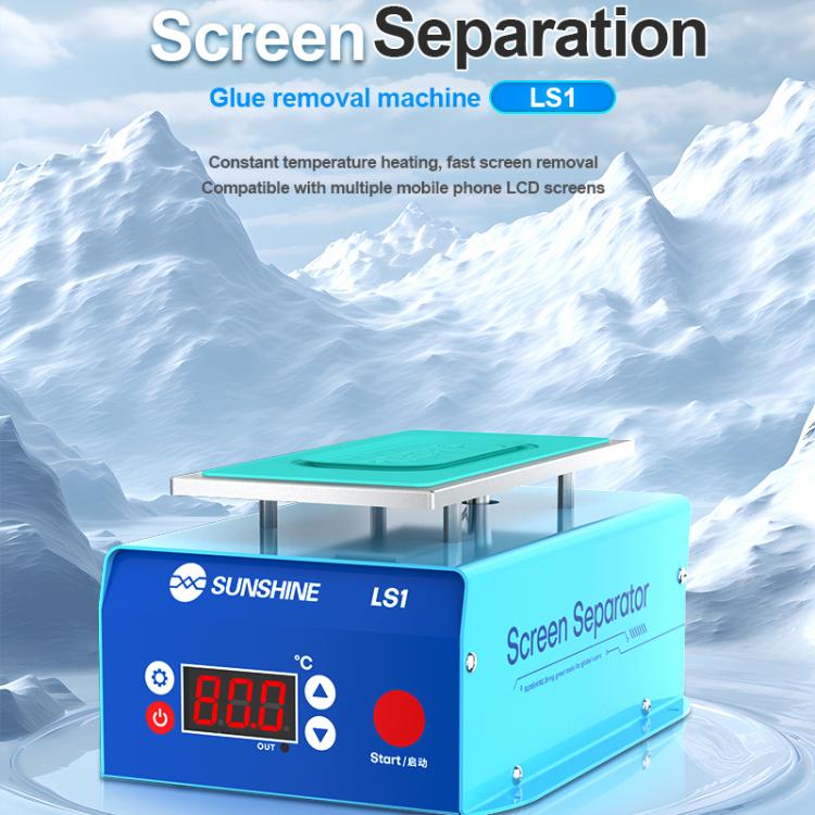 Heated Separator for Cell Phone LCD Screen Repair Curved and Straight Screen Frame Removal Machine, SUNSHINE LS1