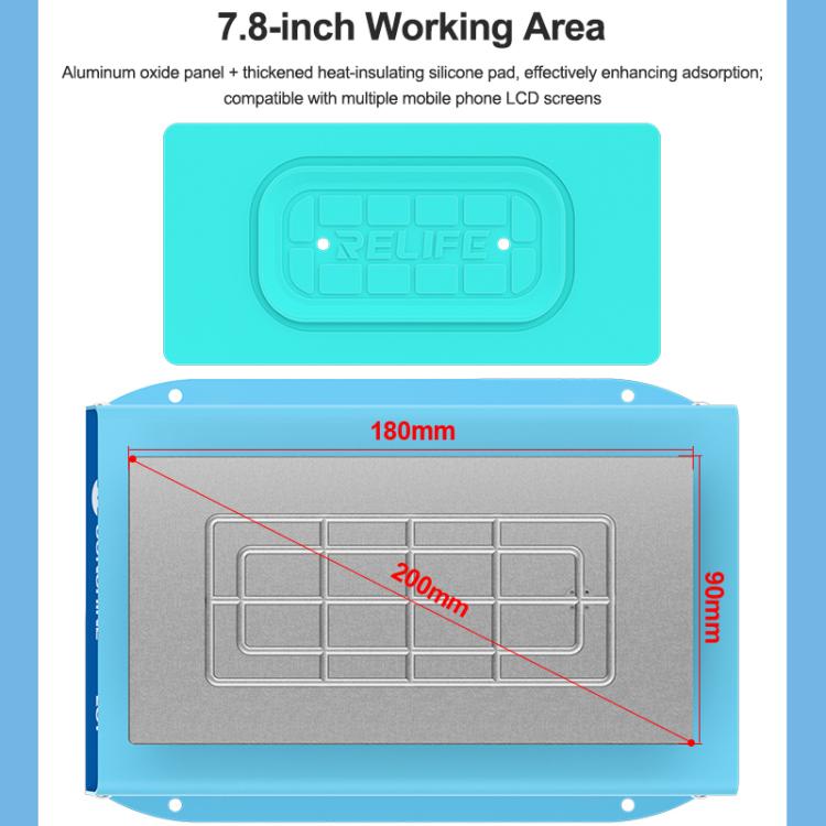 Separatore riscaldato per riparazione schermo LCD per telefono cellulare Macchina per rimozione cornice schermo curvo e dritto, SUNSHINE LS1