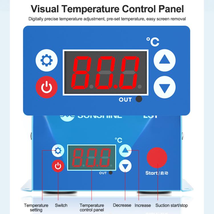 Heated Separator for Cell Phone LCD Screen Repair Curved and Straight Screen Frame Removal Machine, SUNSHINE LS1